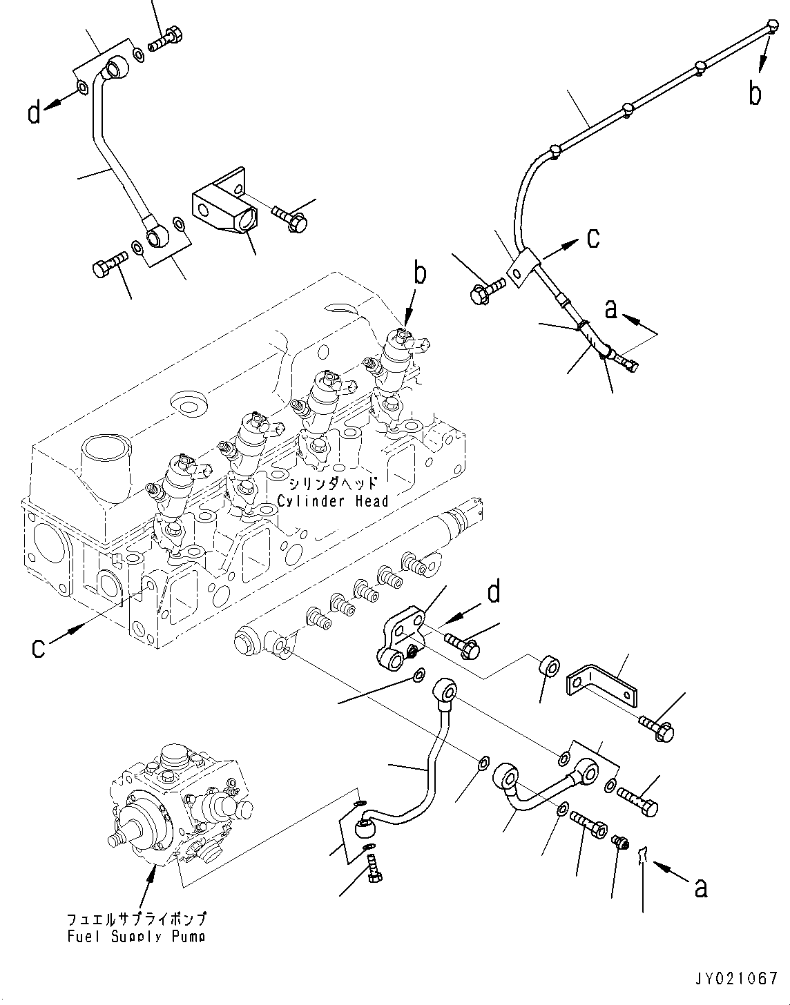 Переходник 6271-71-6730 KOMATSU
