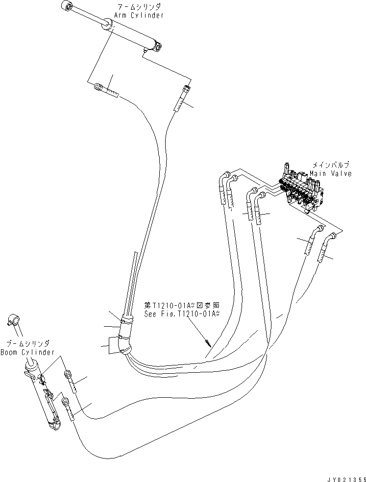 Шланг 21S-62-32730 KOMATSU