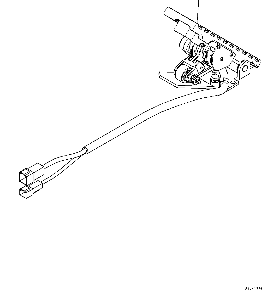 Педаль в сборе 702-16-07060 KOMATSU