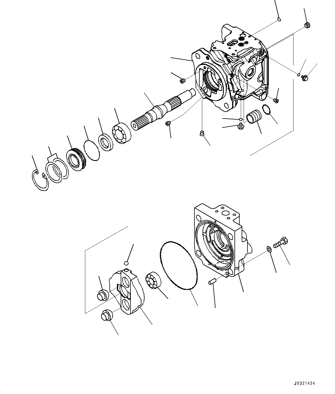 Корпус в сборе (708-1W-06050) KOMATSU