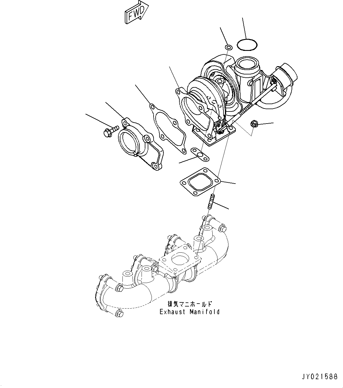 Turbocharger 6751-81-8520 KOMATSU