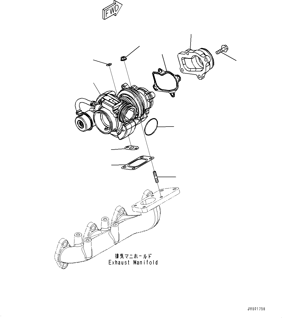 Turbocharger Kit 6751-81-8010 KOMATSU