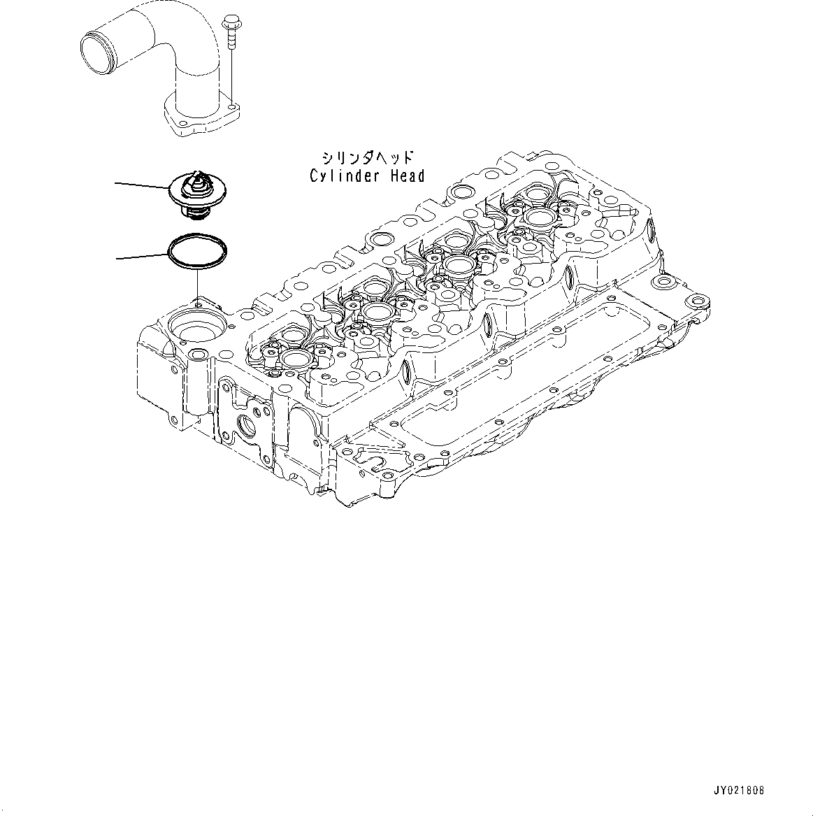Thermostat Assembly 6754-61-6240 KOMATSU