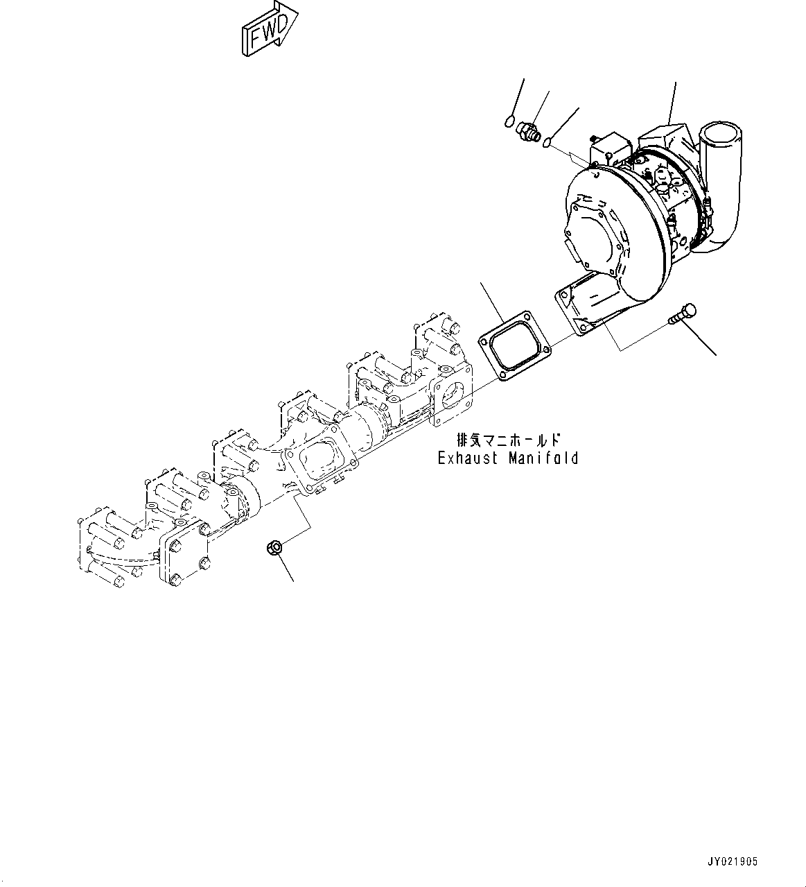 Turbocharger 6508-12-5030 KOMATSU