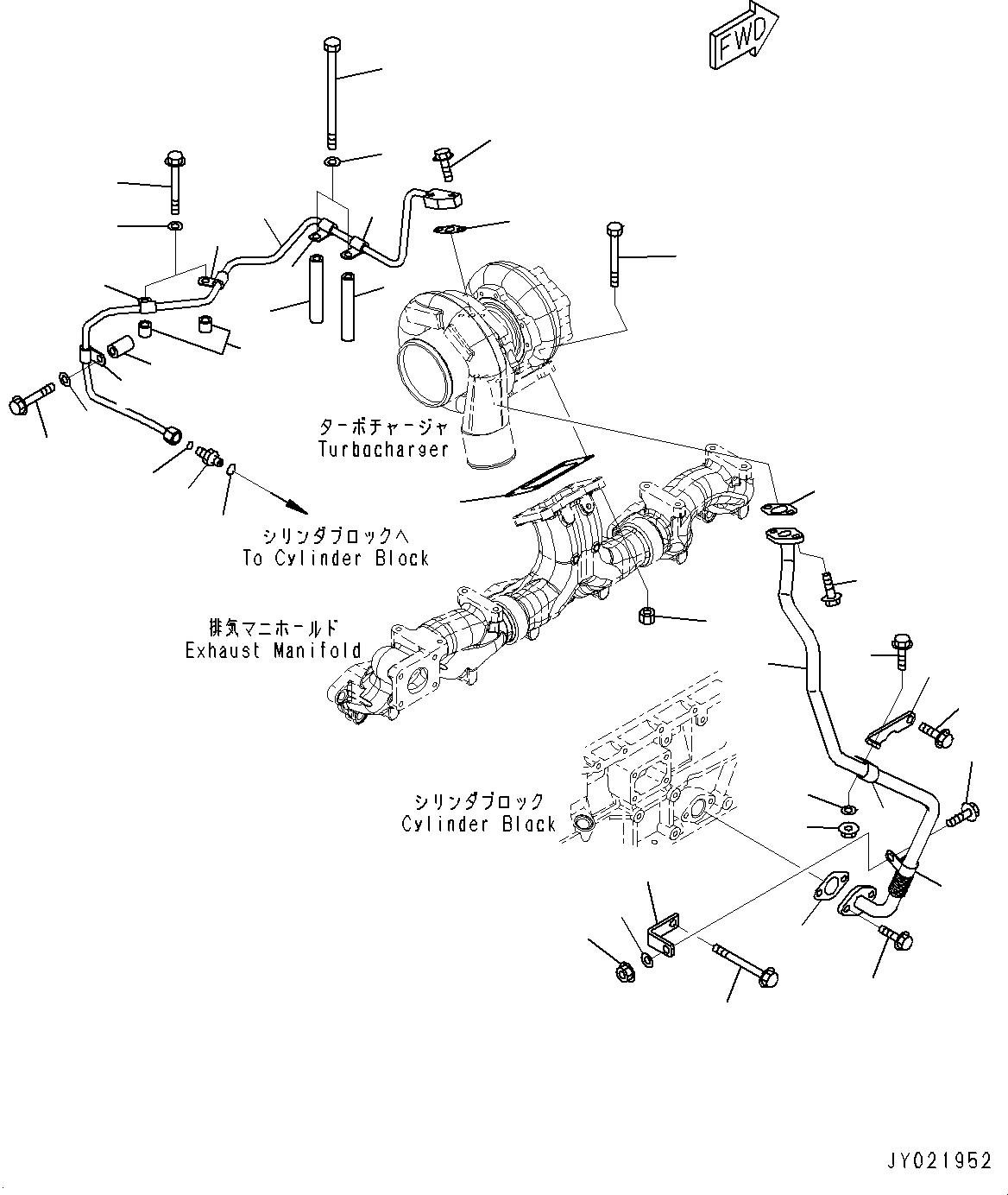 Tube, Return 6251-51-8581 KOMATSU