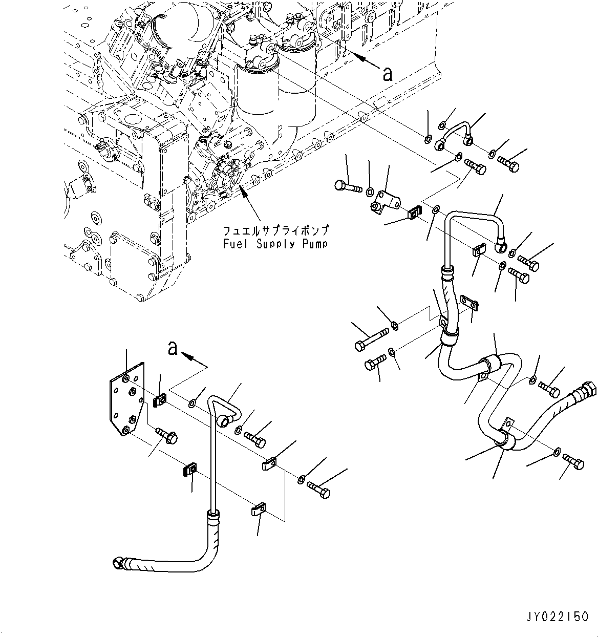 Шланг 6219-71-8621 KOMATSU