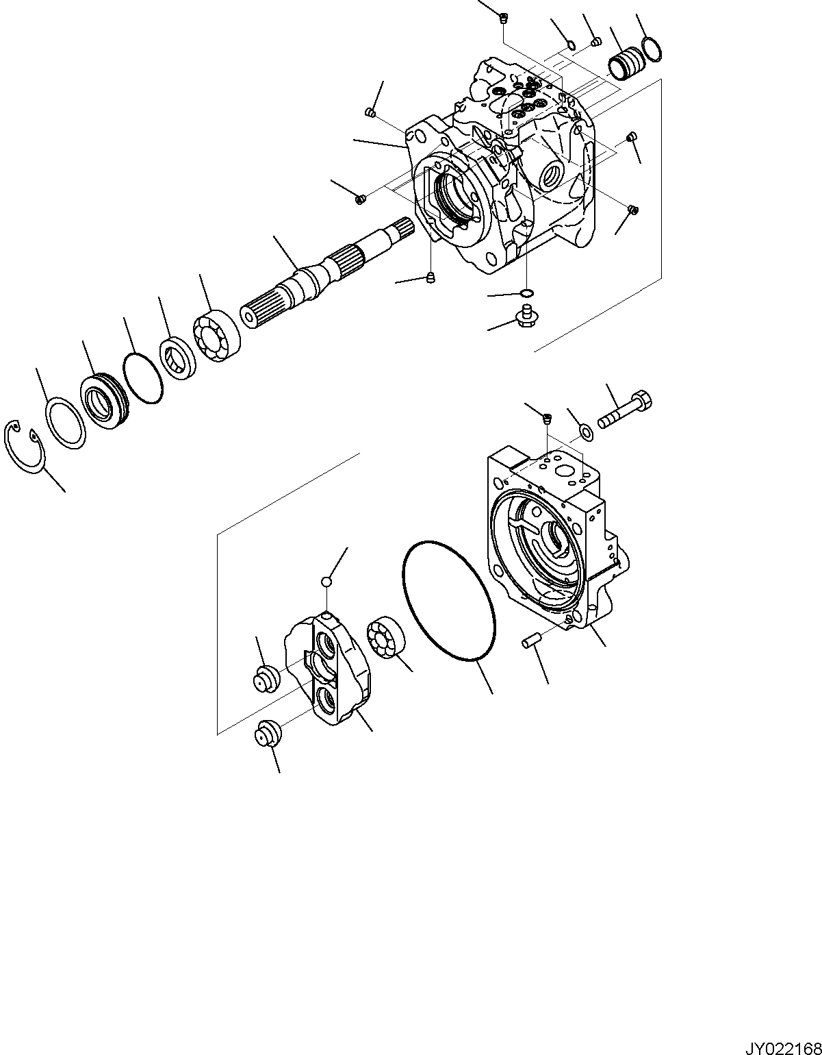 PUMP, ASSEMBLY 708-1W-00725 KOMATSU