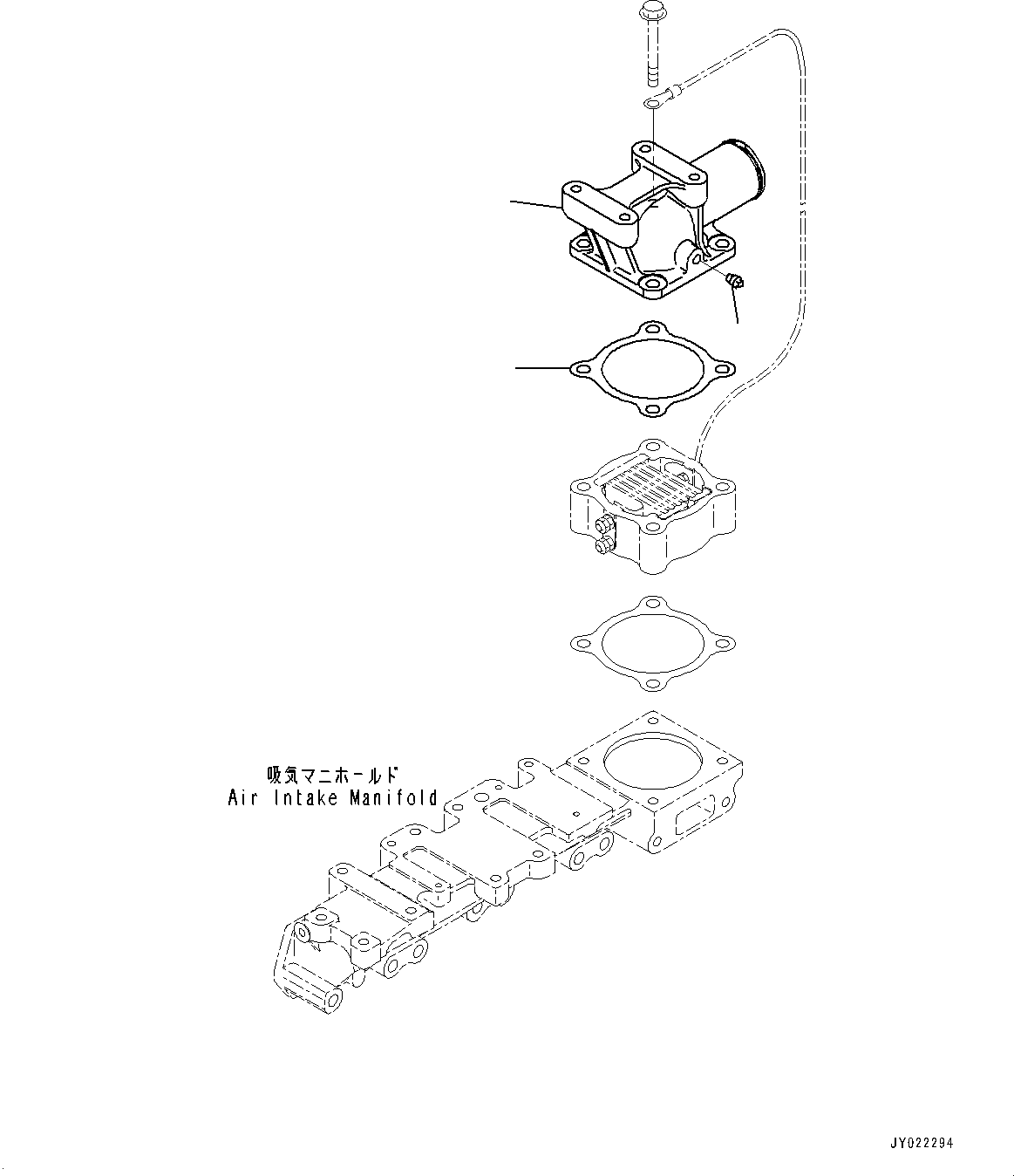Connector, Air 6271-11-4430 KOMATSU