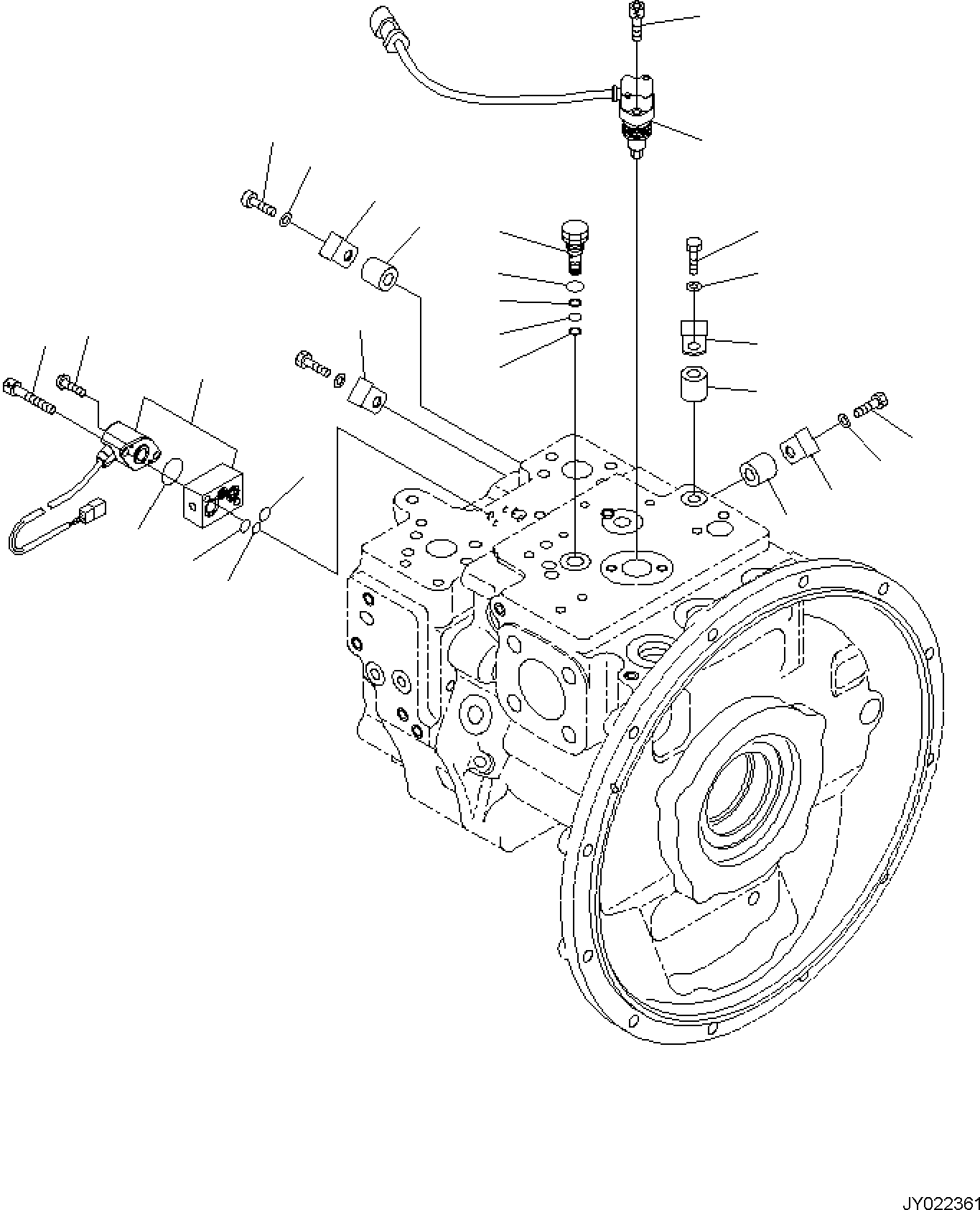 Пробка (\7\ 708-2H-15531) KOMATSU