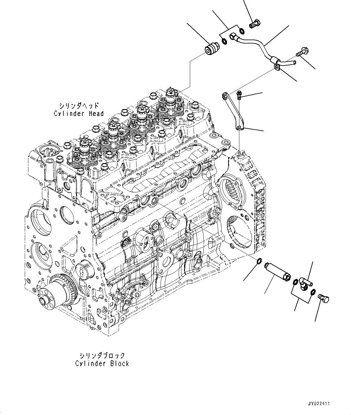 Болт 01437-10820 KOMATSU