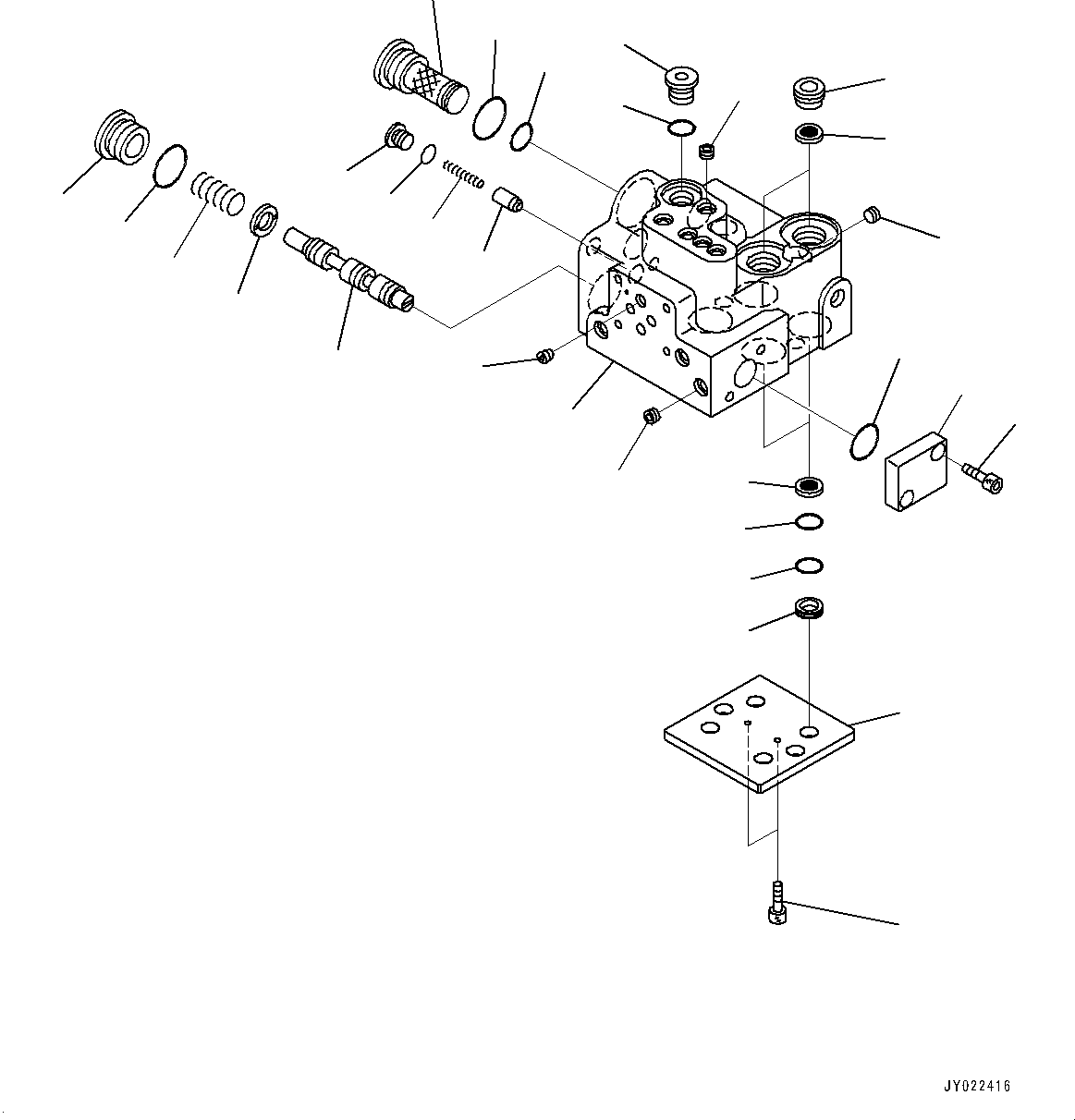 Valve Assembly, Priority 702-22-03032 KOMATSU