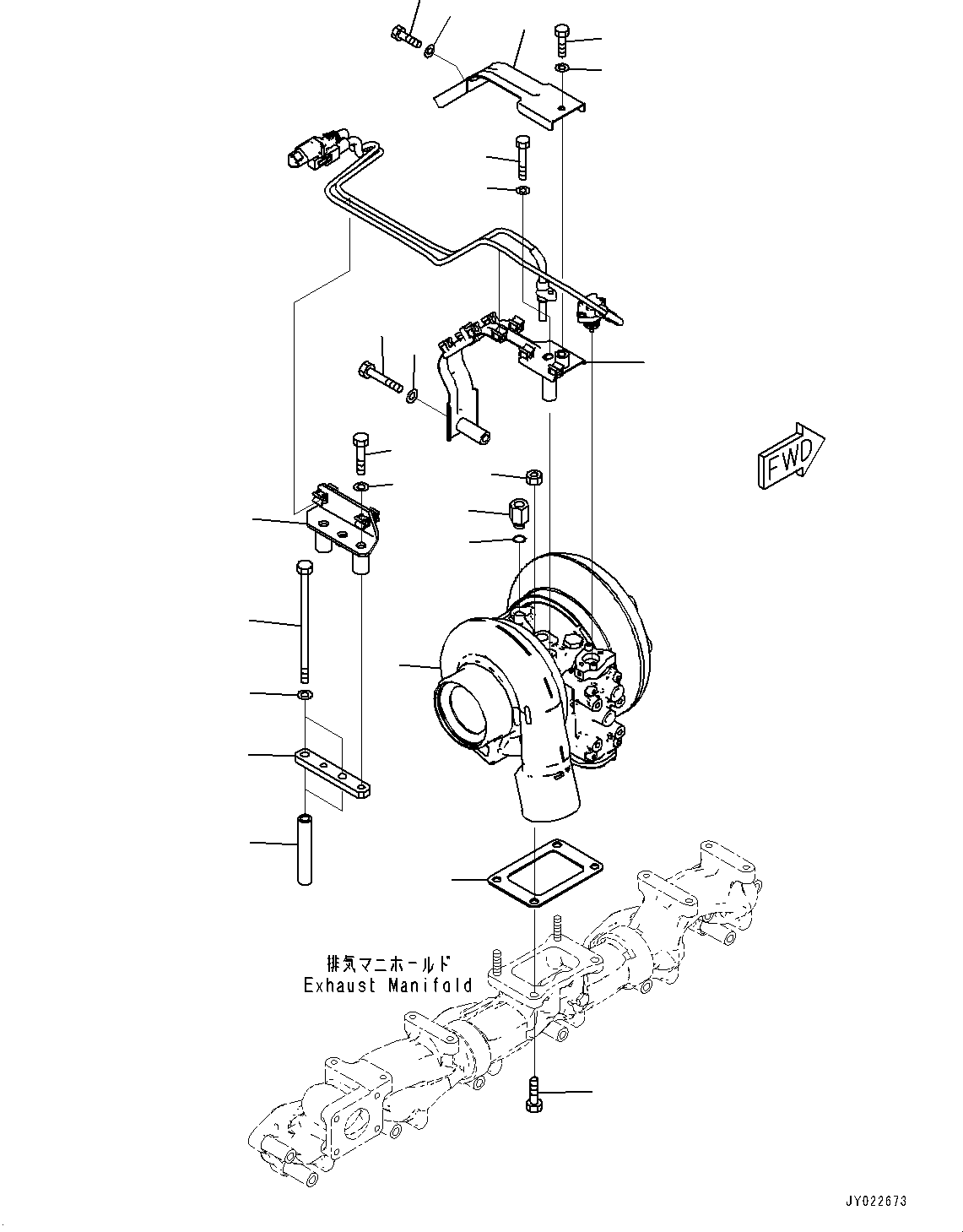 Turbocharger 6507-12-5030 KOMATSU