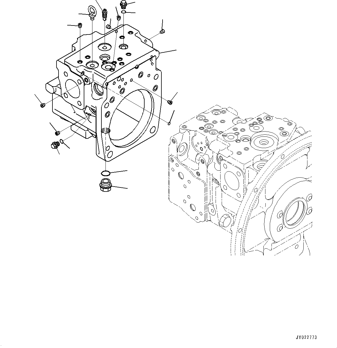 Корпус 708-2L-31470 KOMATSU