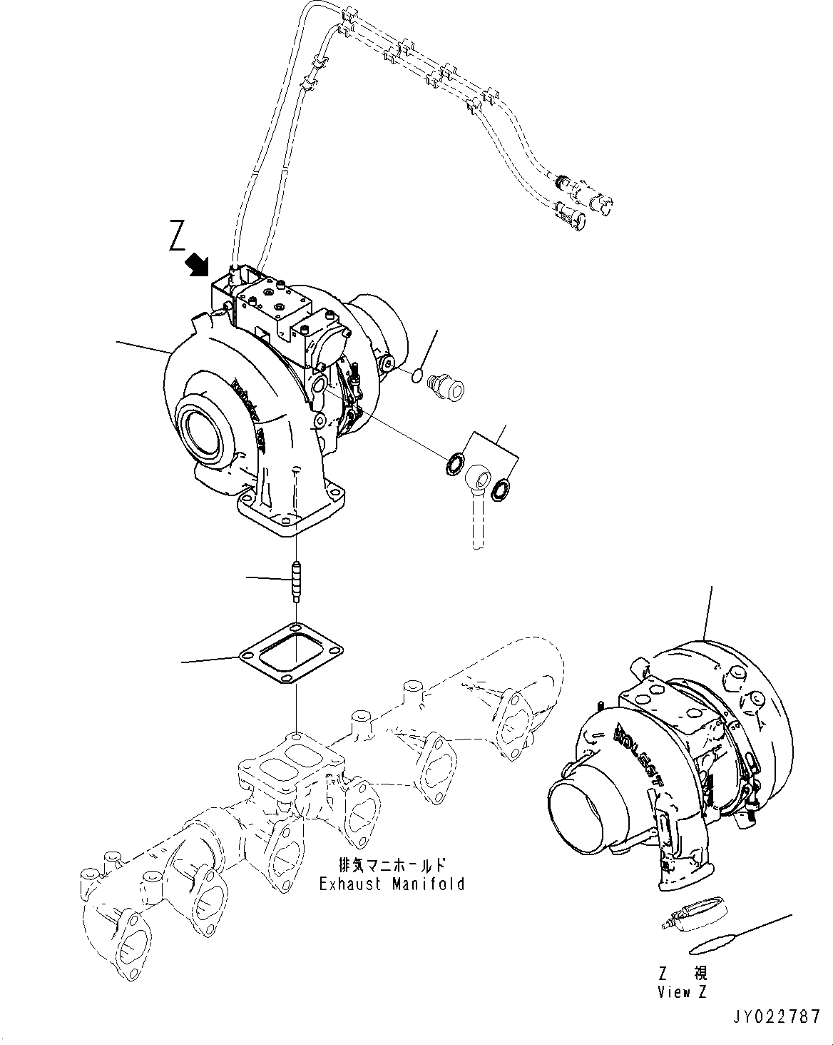 Turbocharger Kit 6746-81-8020 KOMATSU