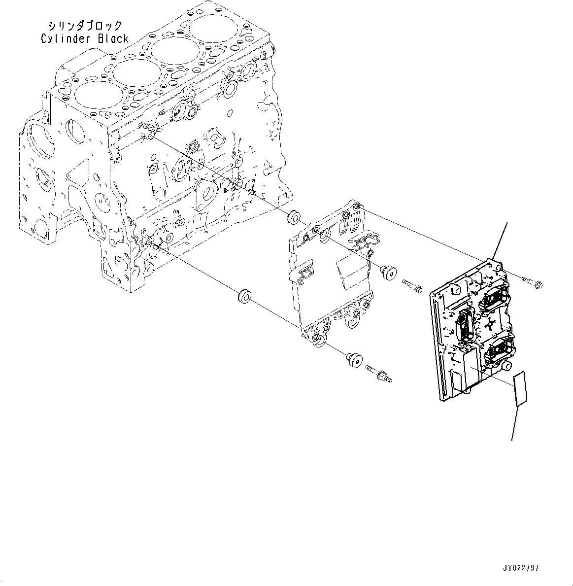 Controller Assembly (Notification of engine SN with your order required.) 20E-01-51040 KOMATSU