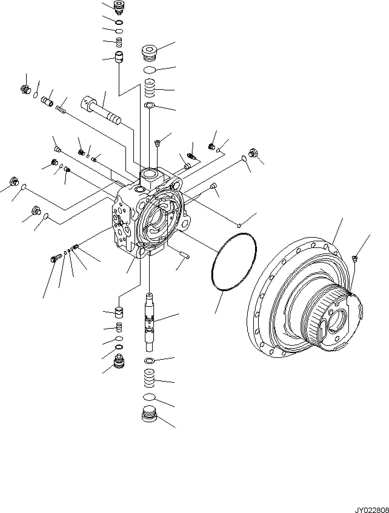 Motor Assembly, Power 708-8F-00360 KOMATSU