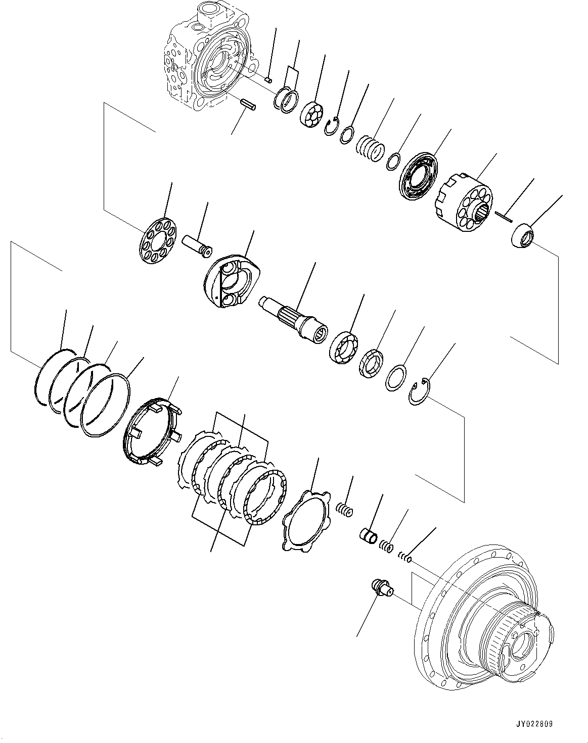 Motor Assembly, 2 Way 708-8F-00660 KOMATSU