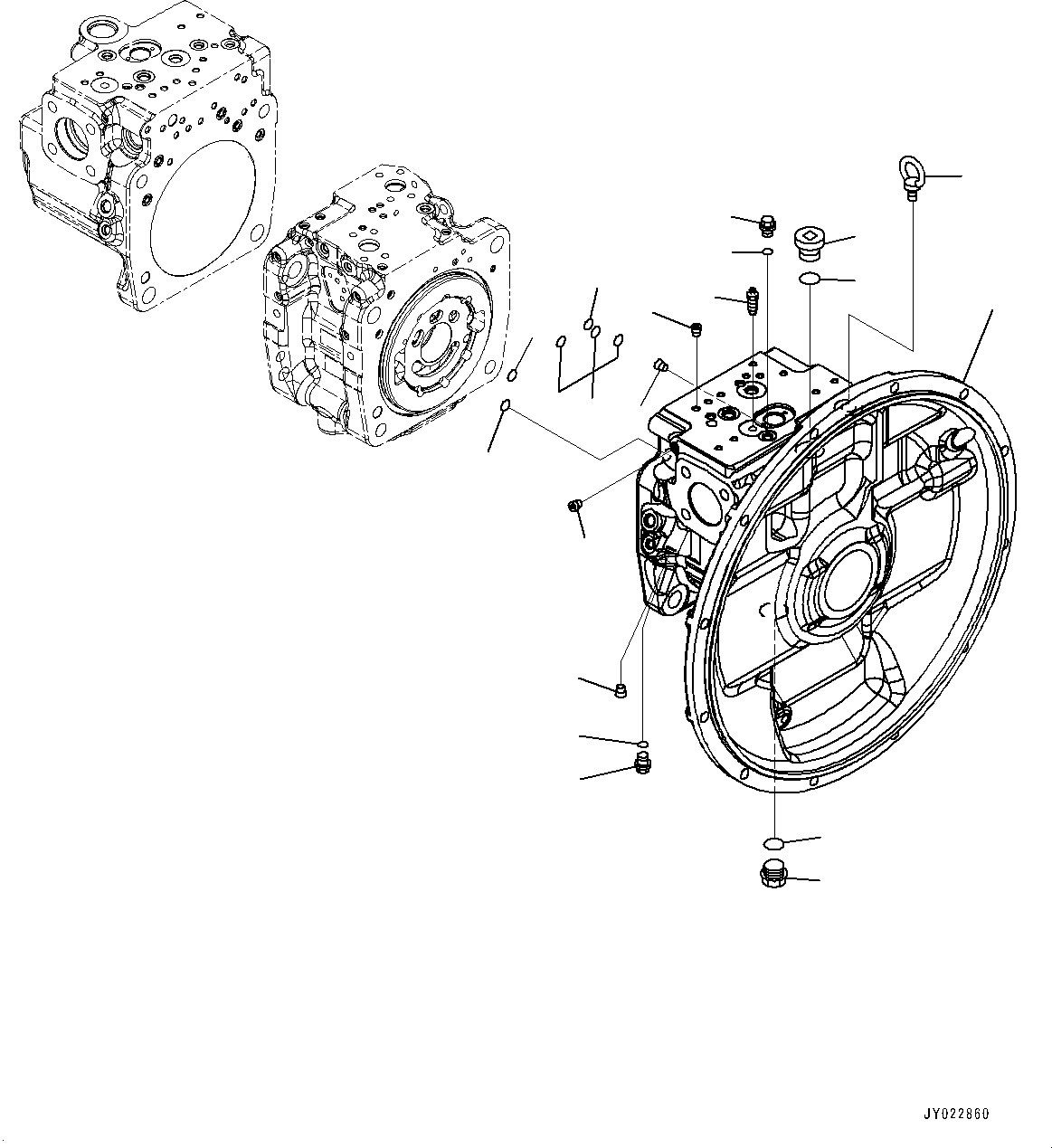 Case Assembly, Front (708-2G-04510) KOMATSU