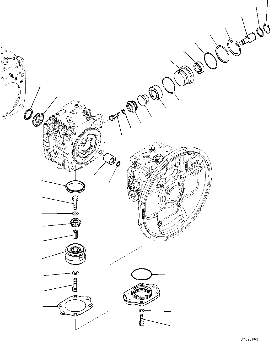 Gear Kit (708-2G-04810) KOMATSU