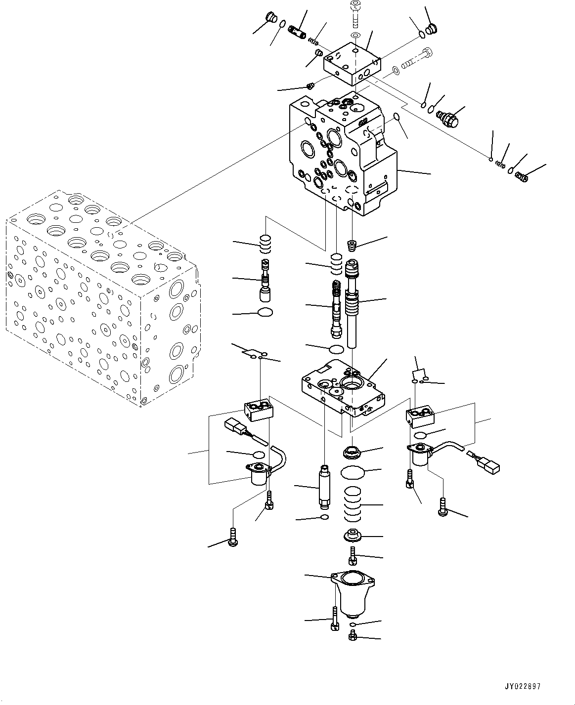 Клапан в сборе 723-40-73400 KOMATSU