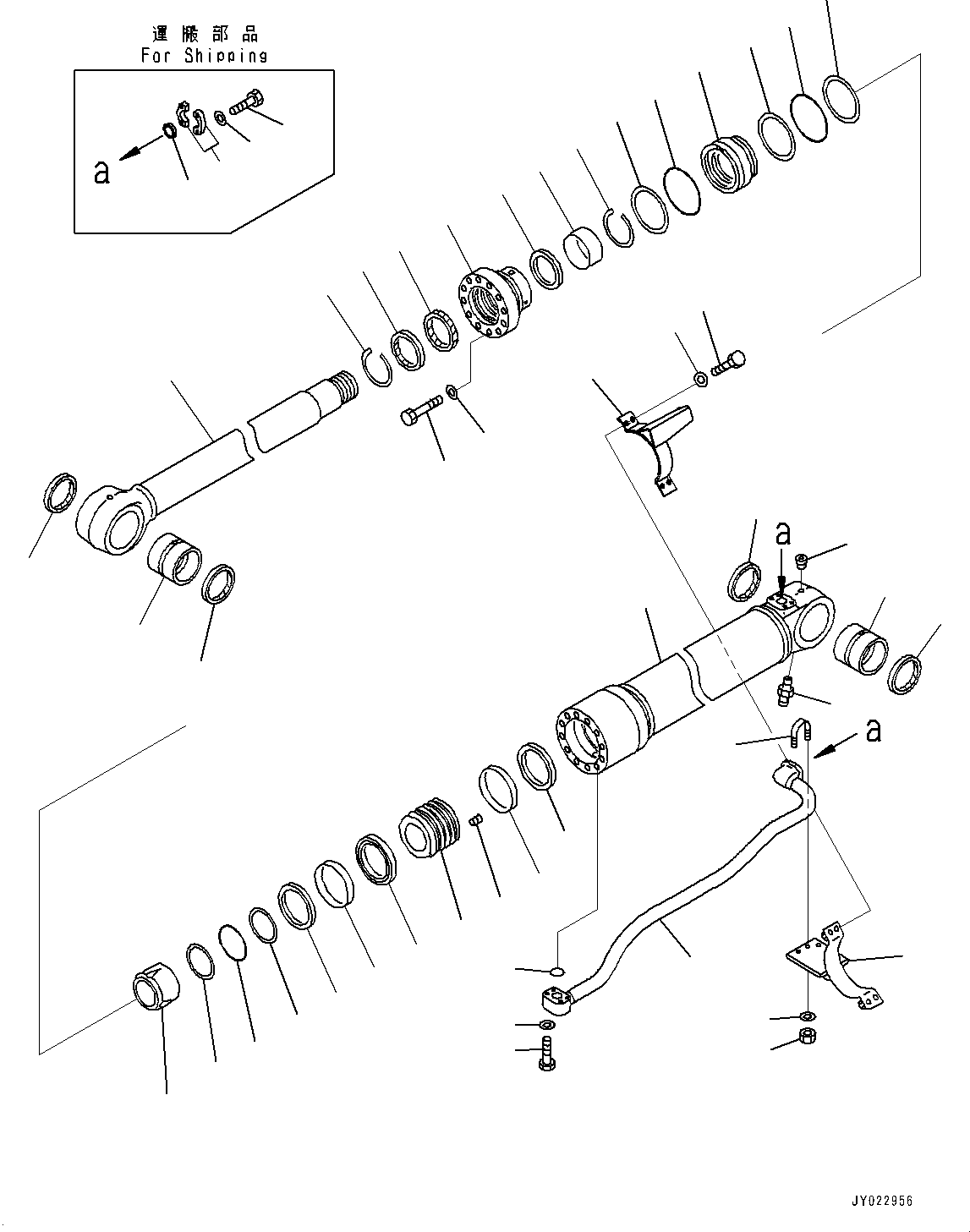 Группа цилиндра (707-F1-X1121) KOMATSU