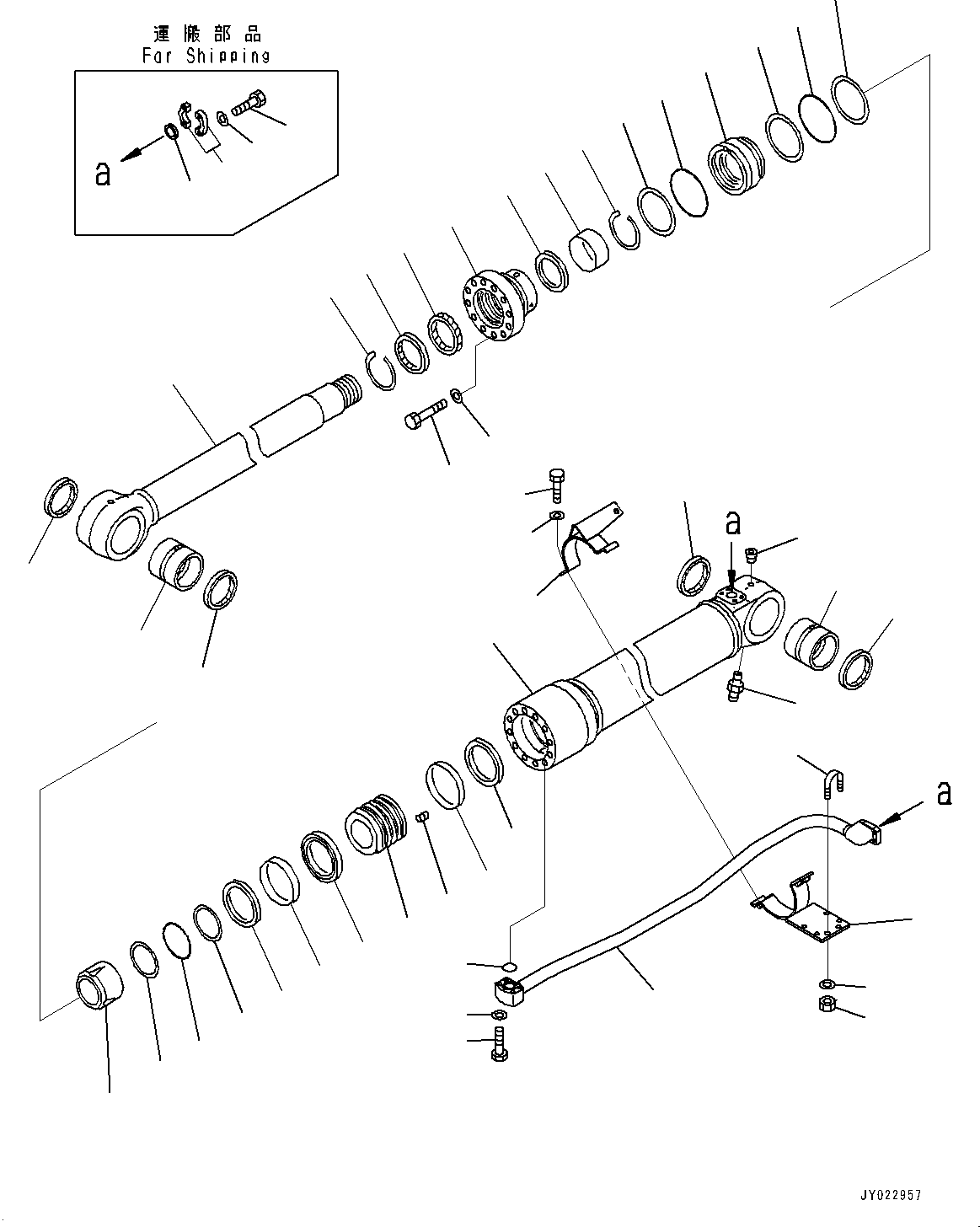 Группа цилиндра (707-F1-X1131) KOMATSU