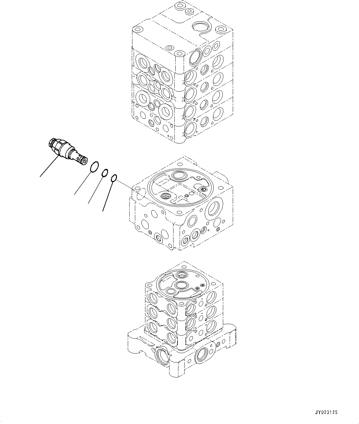 Клапан управления в сборе 723-57-21202 KOMATSU