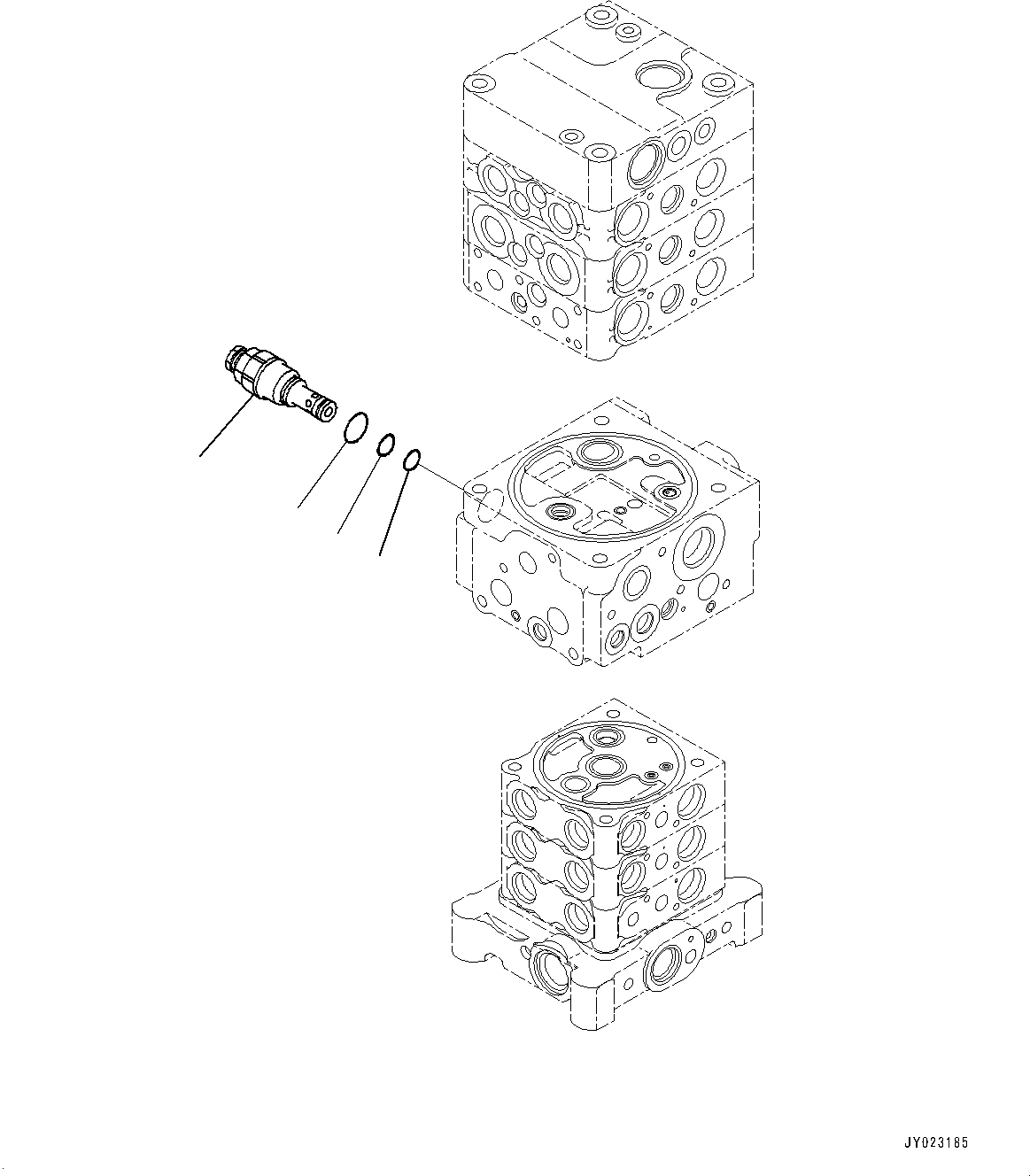 Клапан управления в сборе 723-56-21202 KOMATSU