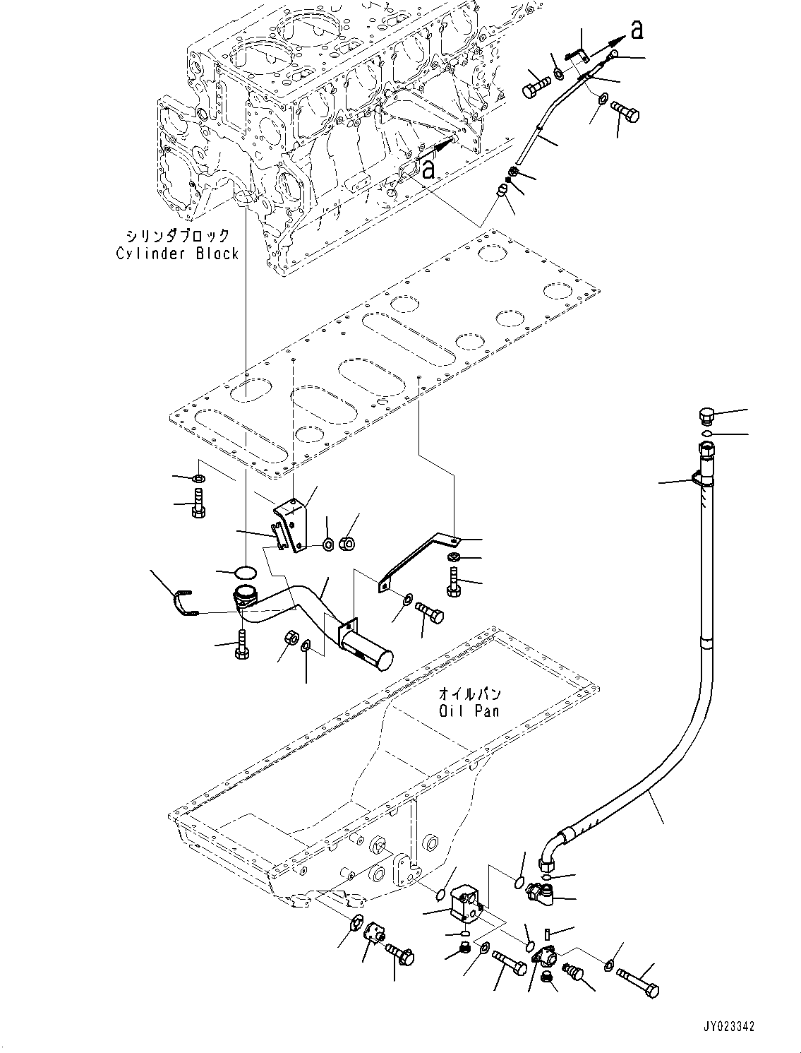 Шланг 195-01-43640 KOMATSU