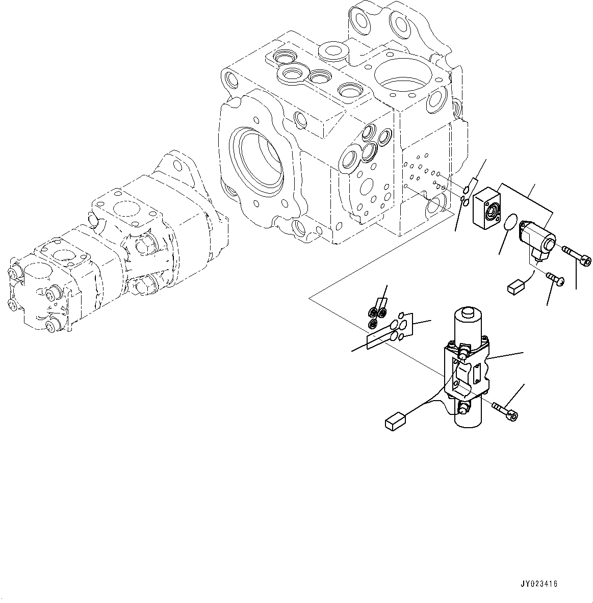 Клапан в сборе 720-1L-03740 KOMATSU