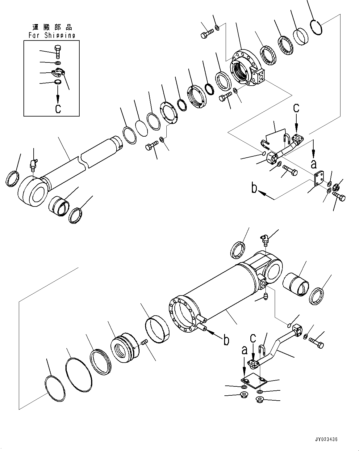 Головка цилиндра 707-27-20970 KOMATSU