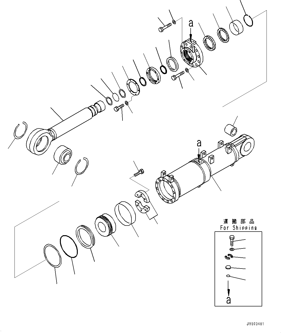 Головка цилиндра 707-27-20980 KOMATSU