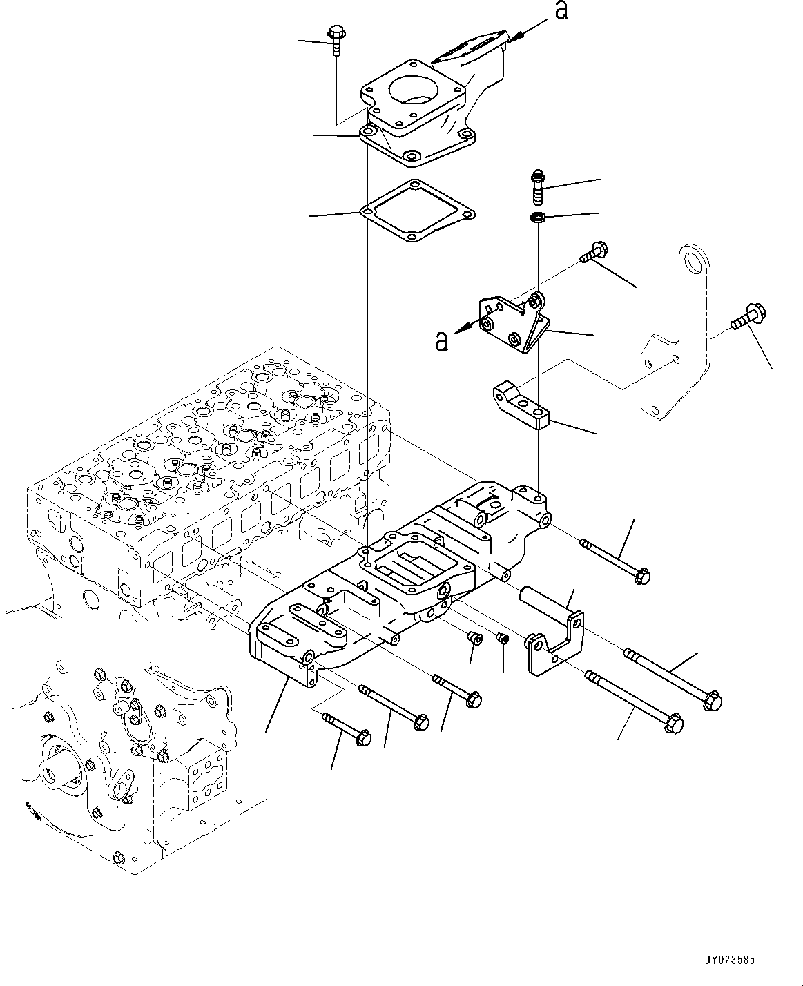 Кронштейн 22P-01-21860 KOMATSU