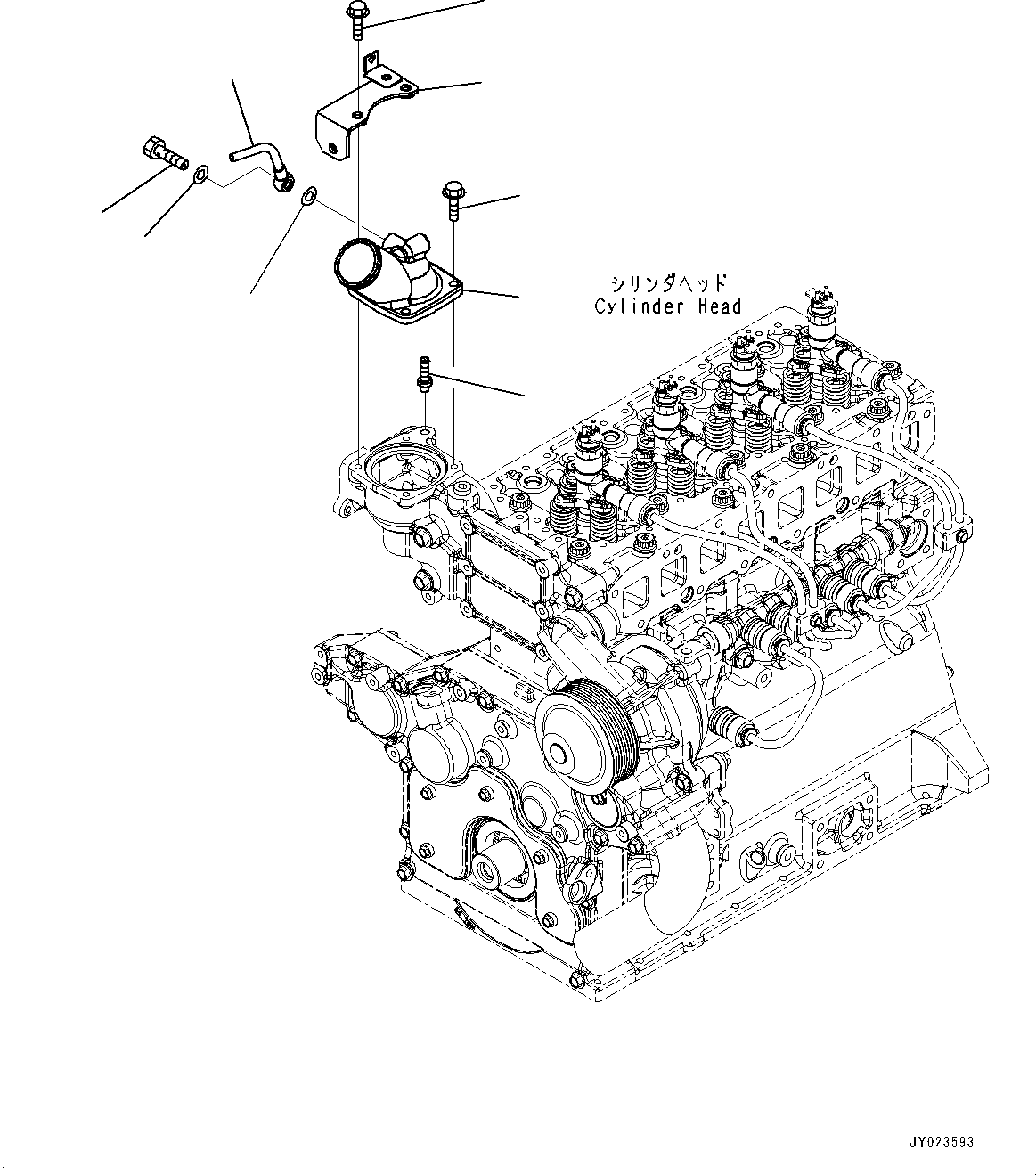 Соединение 22P-01-21880 KOMATSU