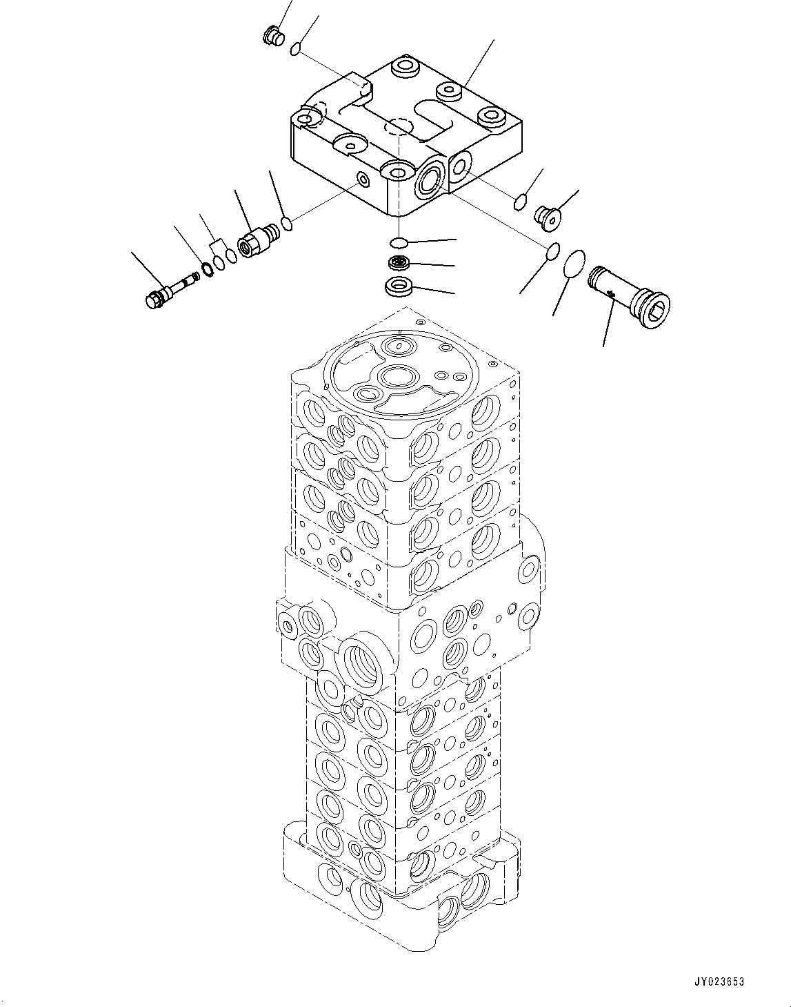Клапан управления в сборе 723-29-51900 KOMATSU