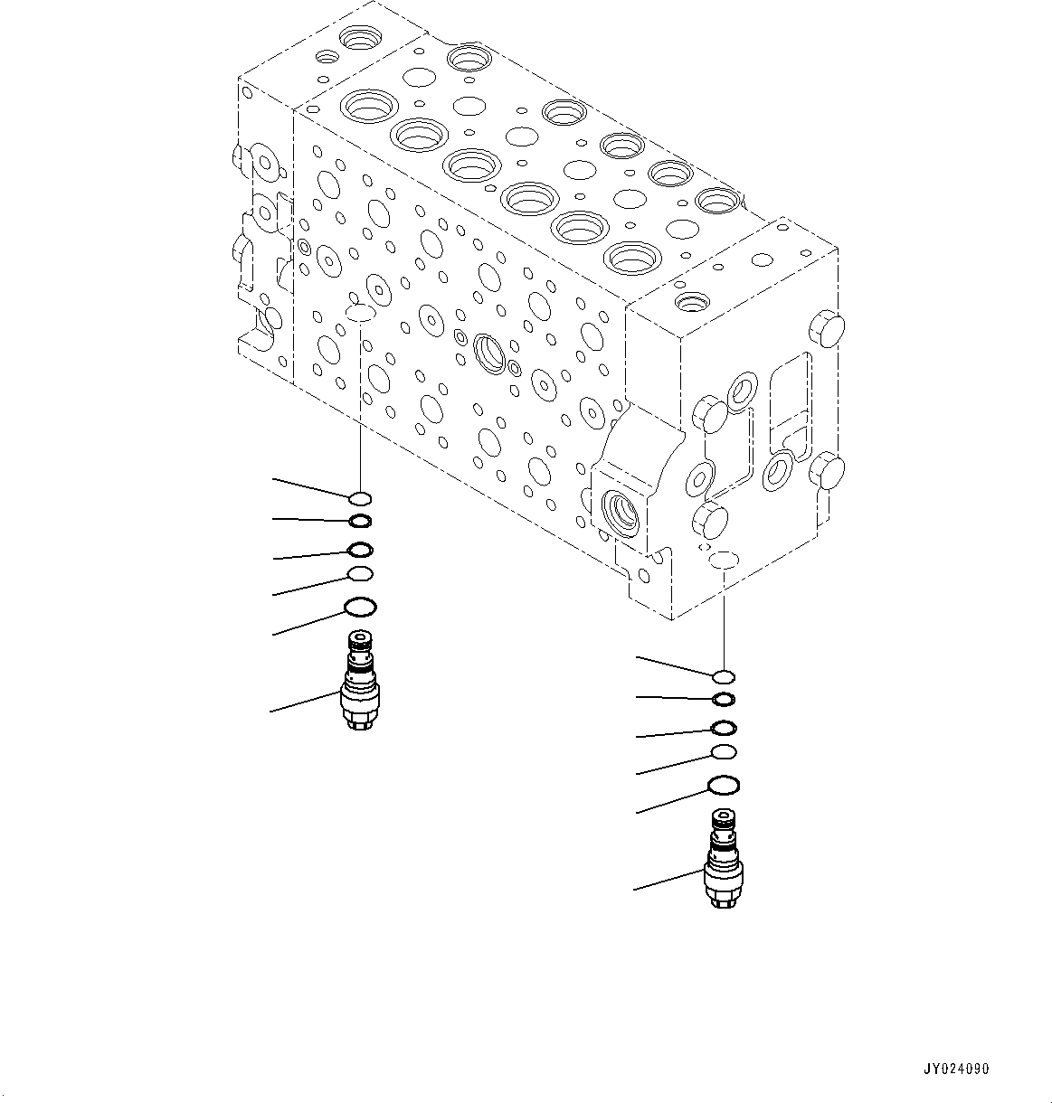 Клапан в сборе 723-40-57500 KOMATSU