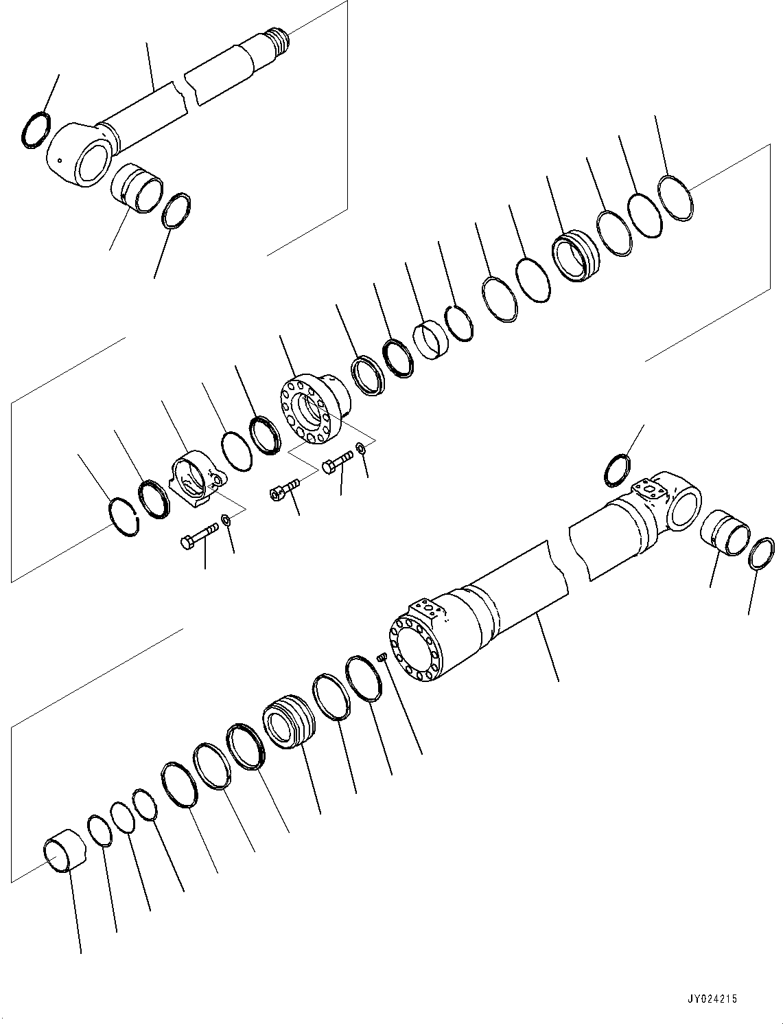 Шток поршня 707-58-85540 KOMATSU