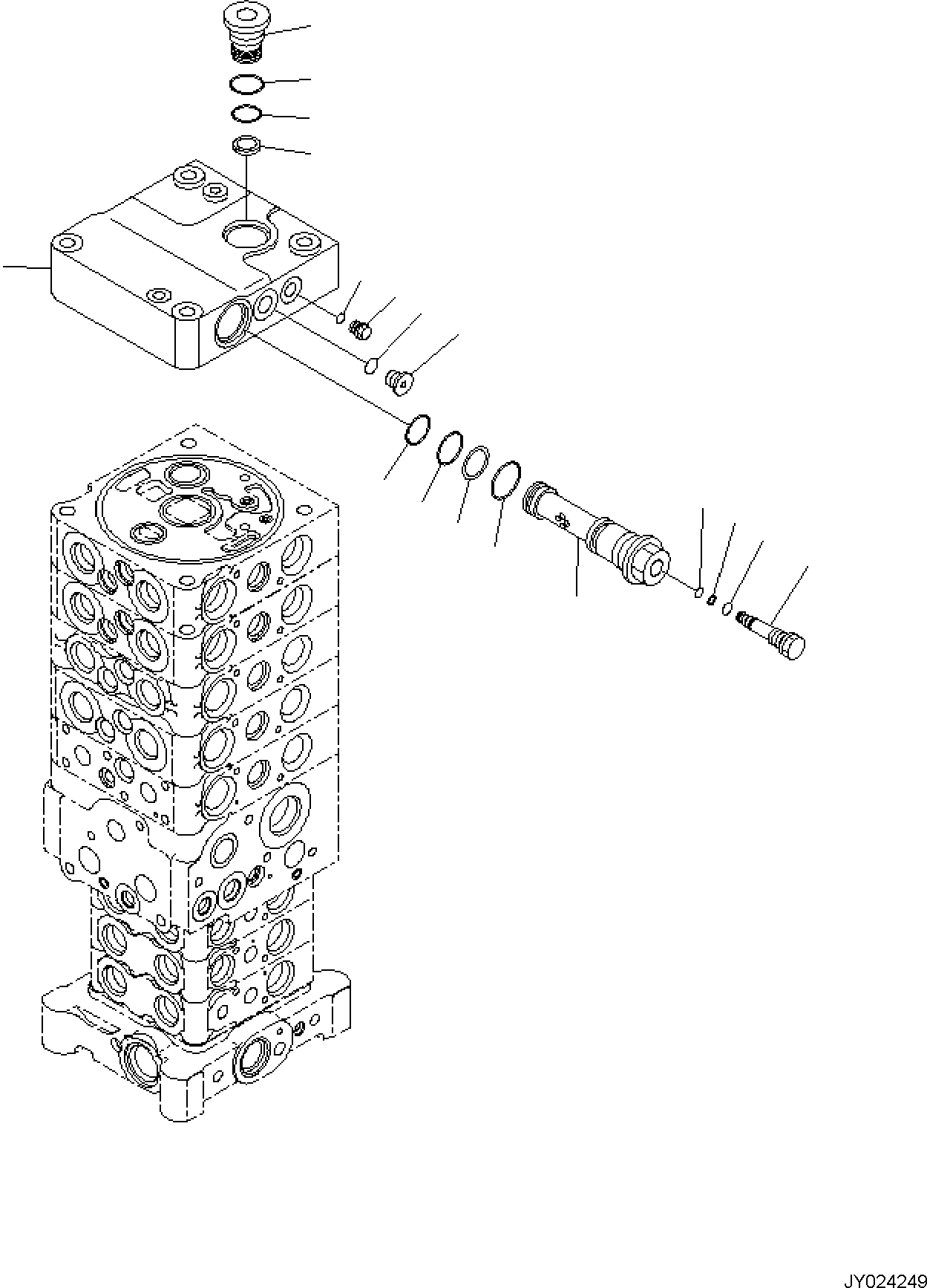 Управляющий клапан 723-58-16600 KOMATSU