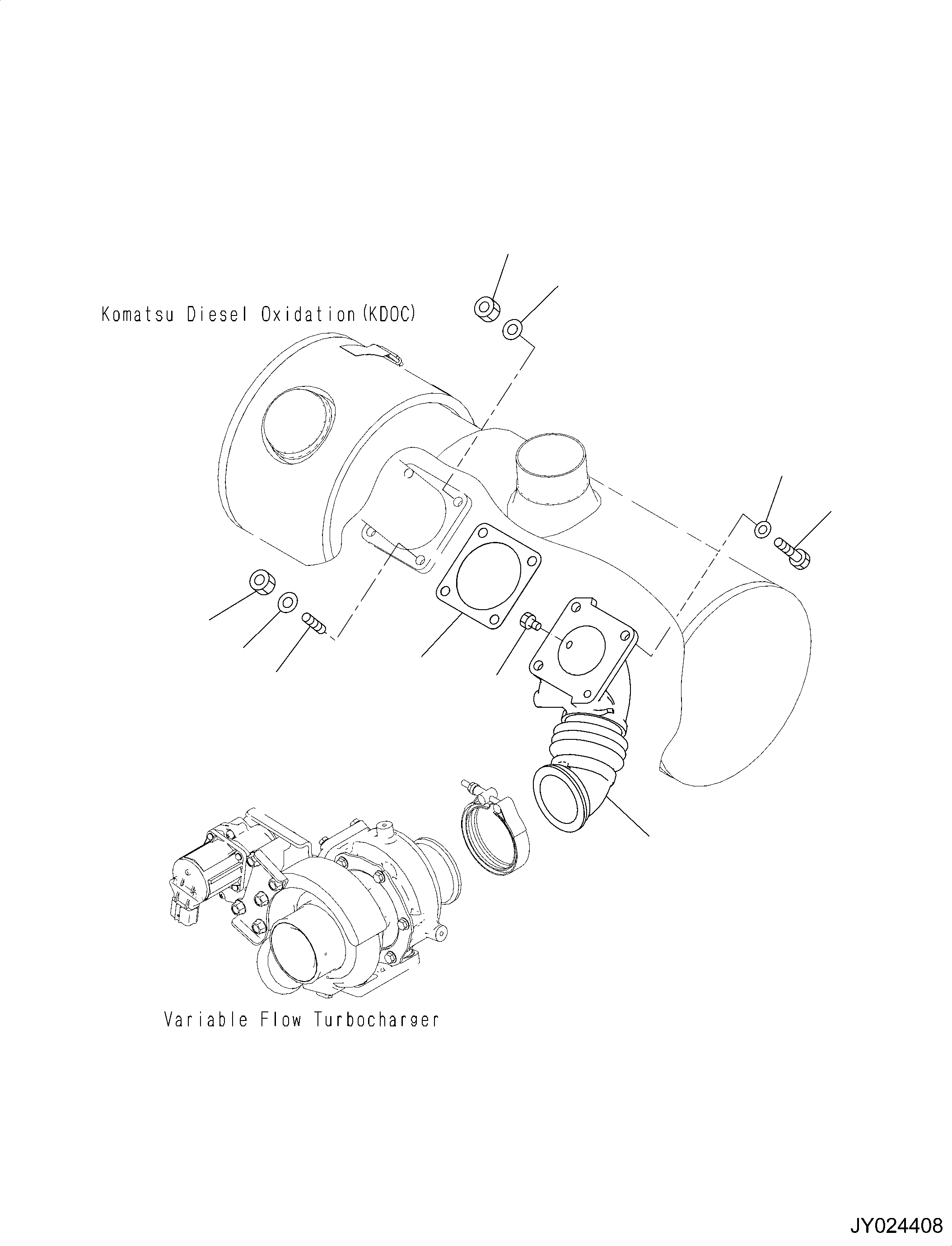 Трубка 6275-11-5770 KOMATSU