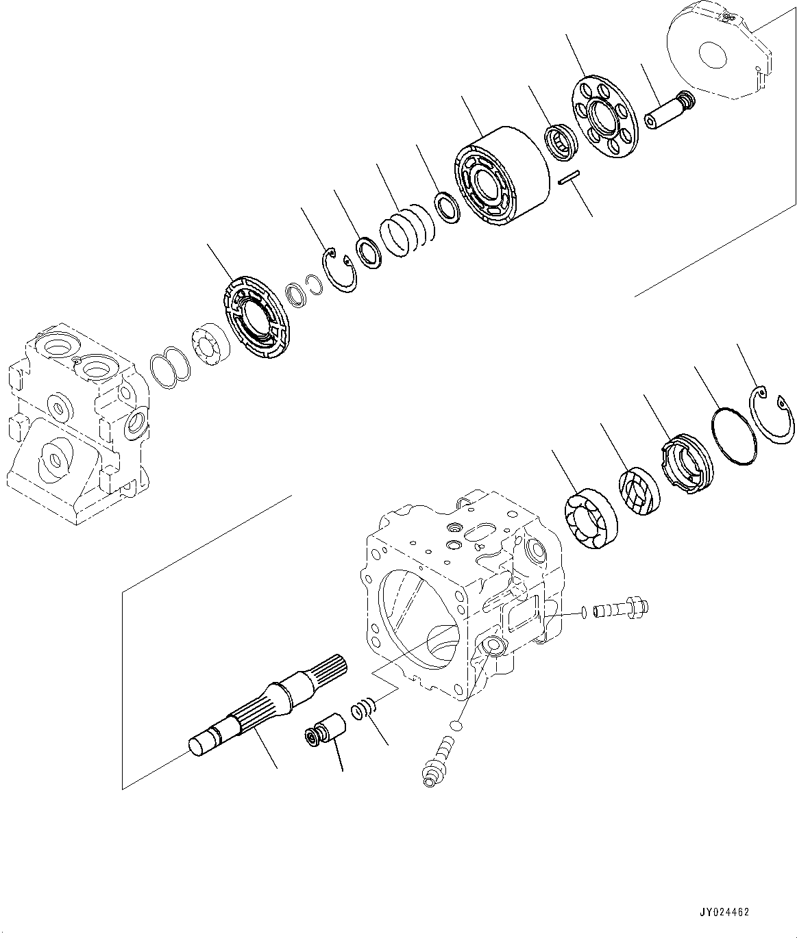 Насос (подузел) (708-1S-01390) KOMATSU