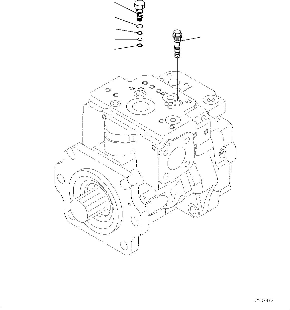 Пробка (708-1G-15930) KOMATSU