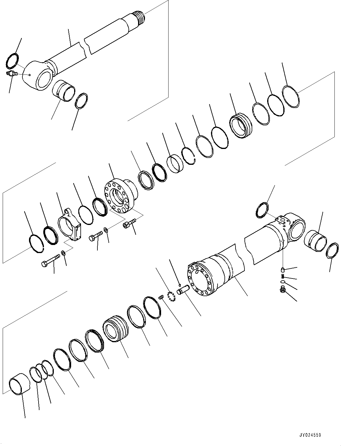 Головка цилиндра 707-97-07580 KOMATSU