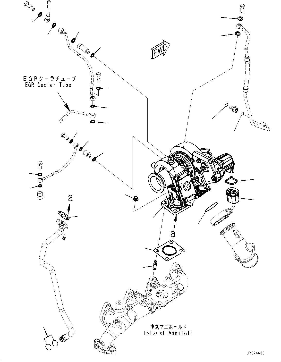 Turbocharger Assembly 6752-81-8200 KOMATSU