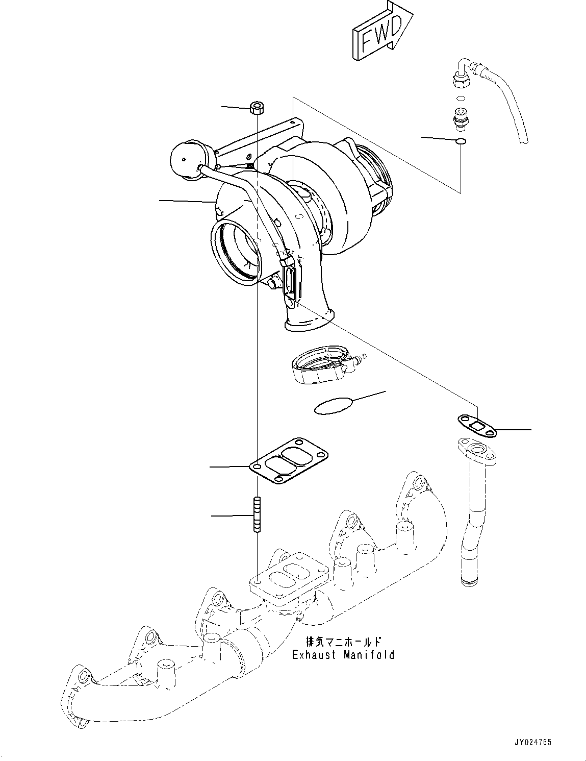 Turbocharger 6745-81-8660 KOMATSU