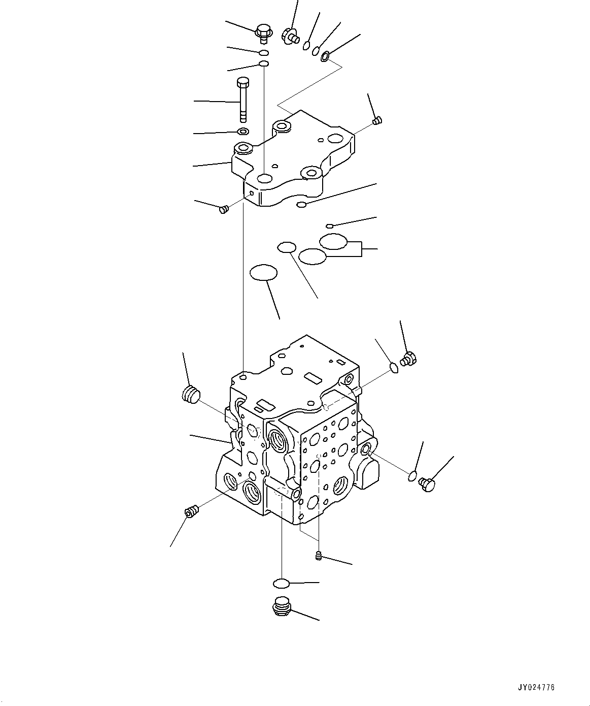 Корпус клапана 723-62-31140 KOMATSU