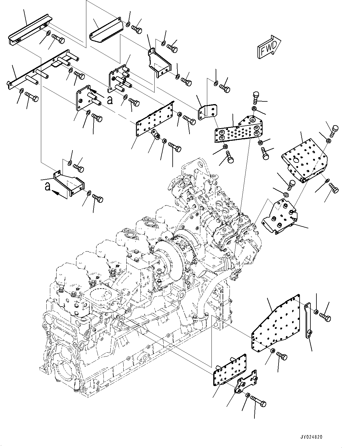 Крышка 6263-11-8830 KOMATSU