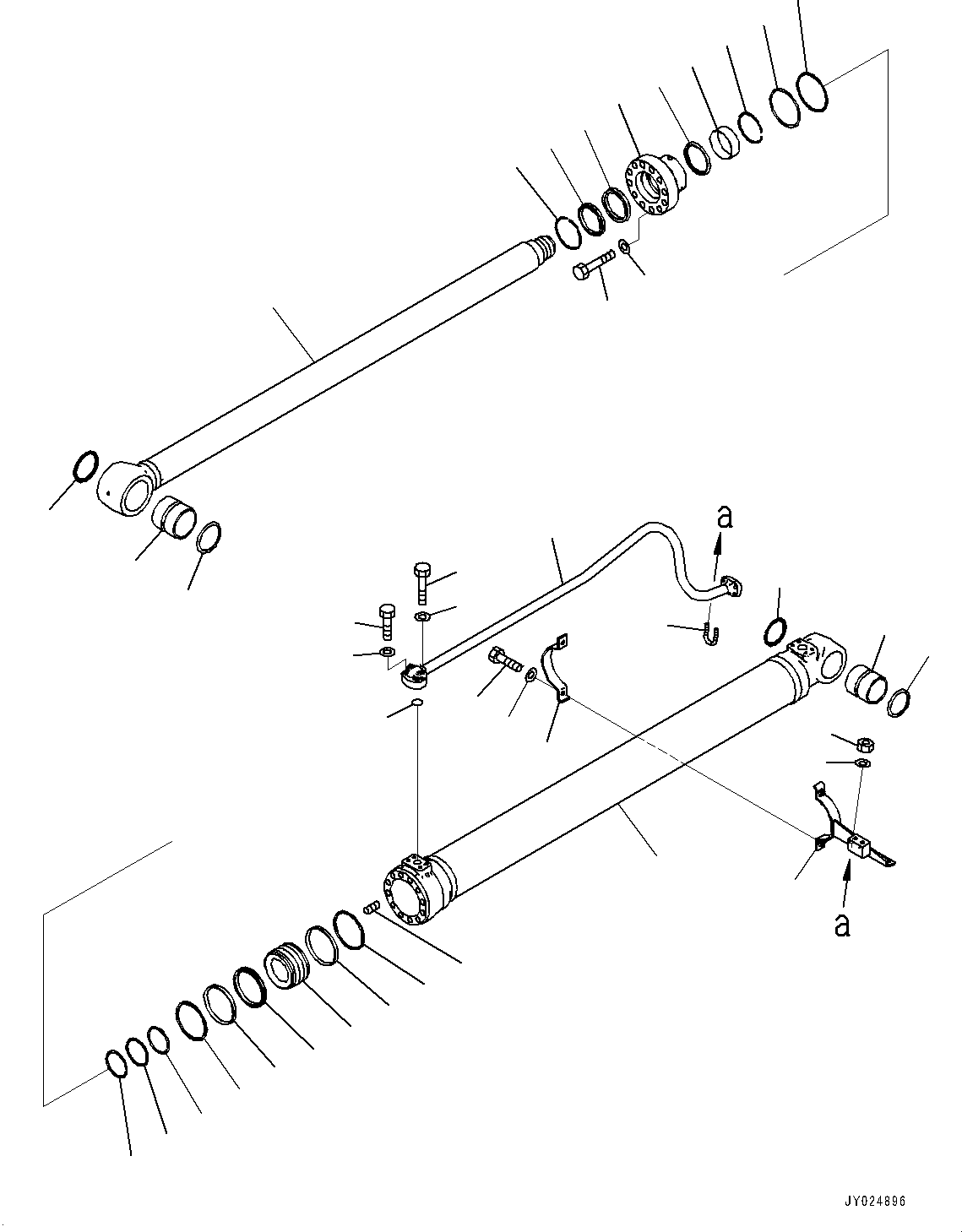 Трубка 707-86-01450 KOMATSU