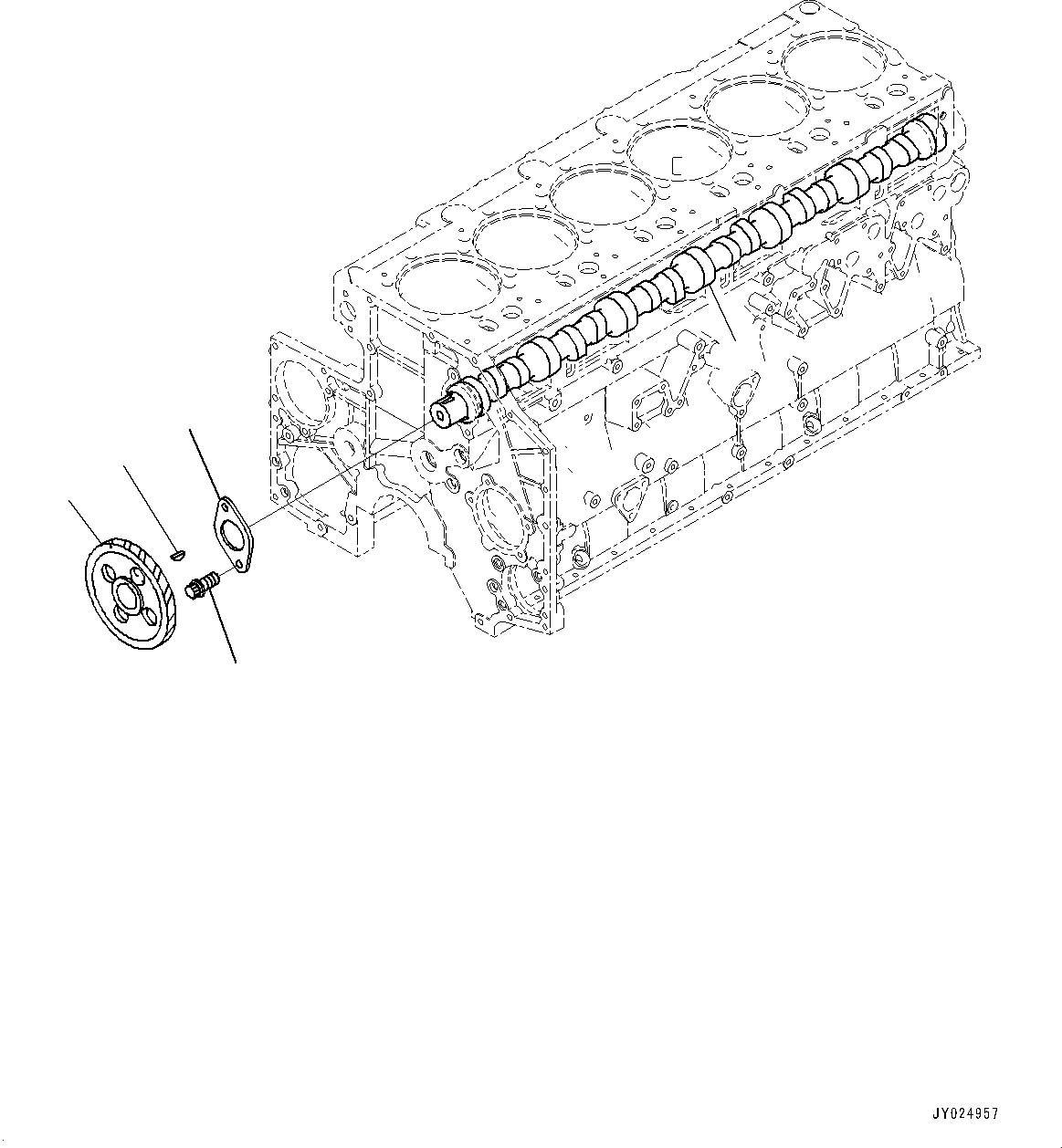 Camshaft Assembly 6263-41-1010 KOMATSU