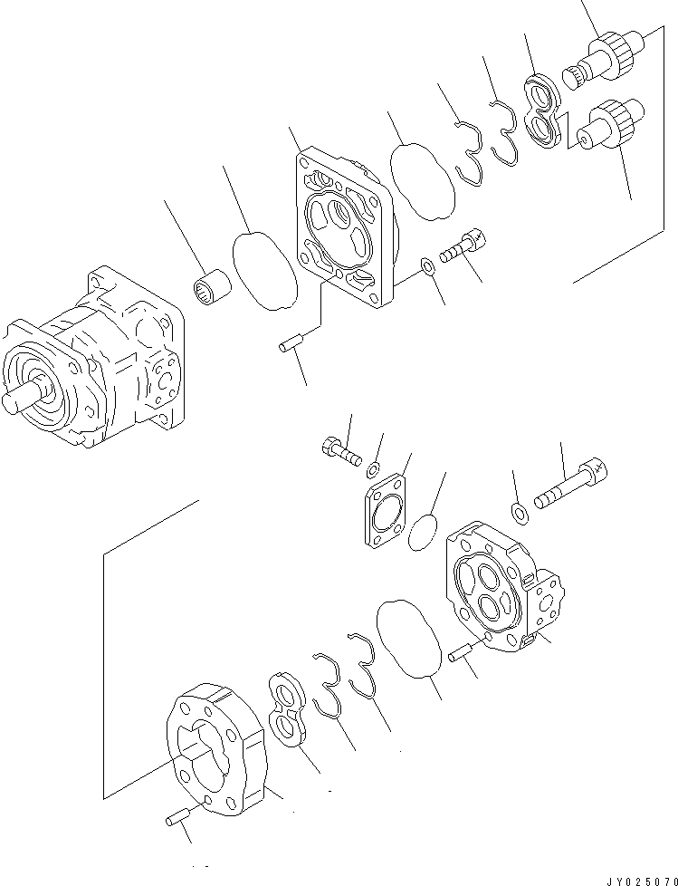 PUMP ASS'Y (SAR50) 705-14-34532 KOMATSU
