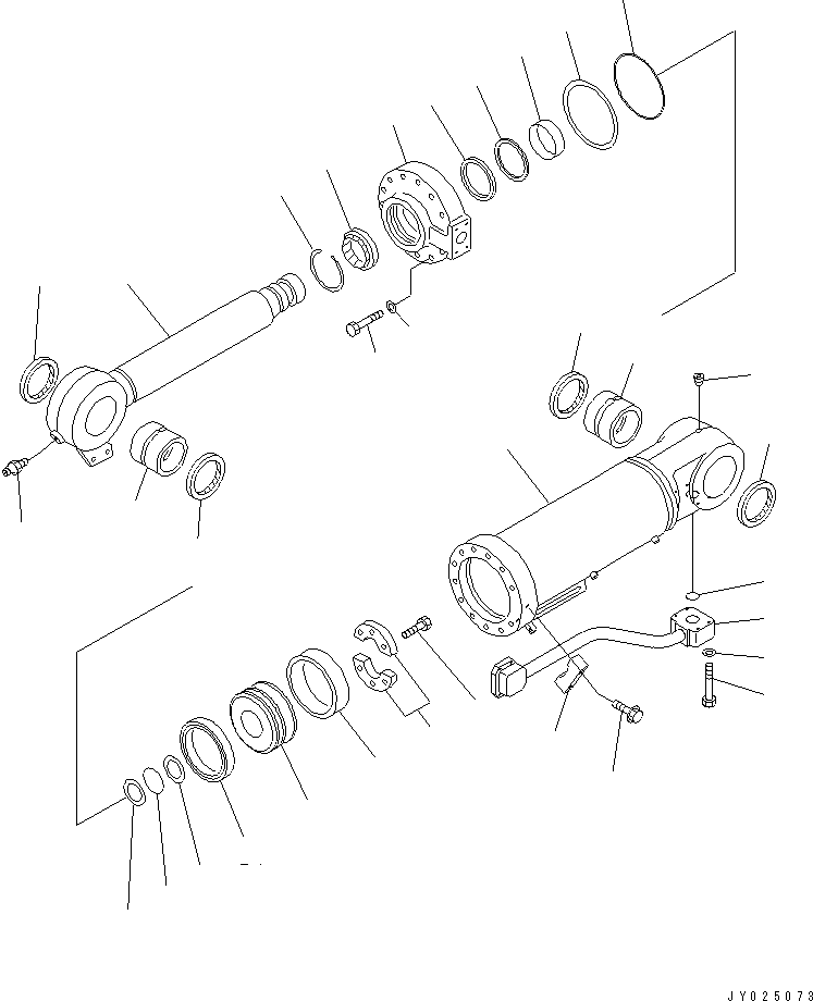 CYLINDER GROUP,DUMP (\8\707-01-X7170) KOMATSU